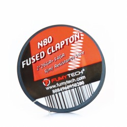 Fumytech Resistenza Fused Clapton N80 2*26Ga+34Ga 5mt